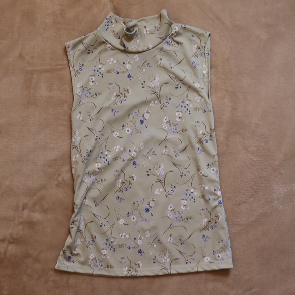 VENICE Blues Tops - VENICE BLUES SLEEVELESS TURTLENECK TOP
